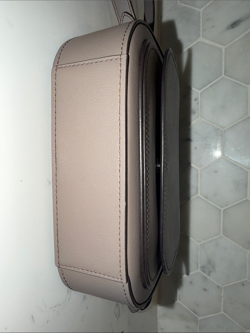 Marc Jacobs Taupe Leather Crossbody Bag - Picture 4 of 13